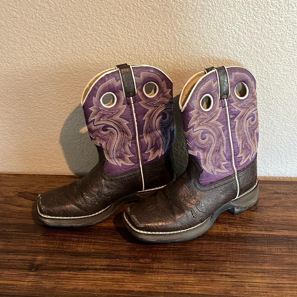 Lil' Durango Girls' Western Boot Size 5M.